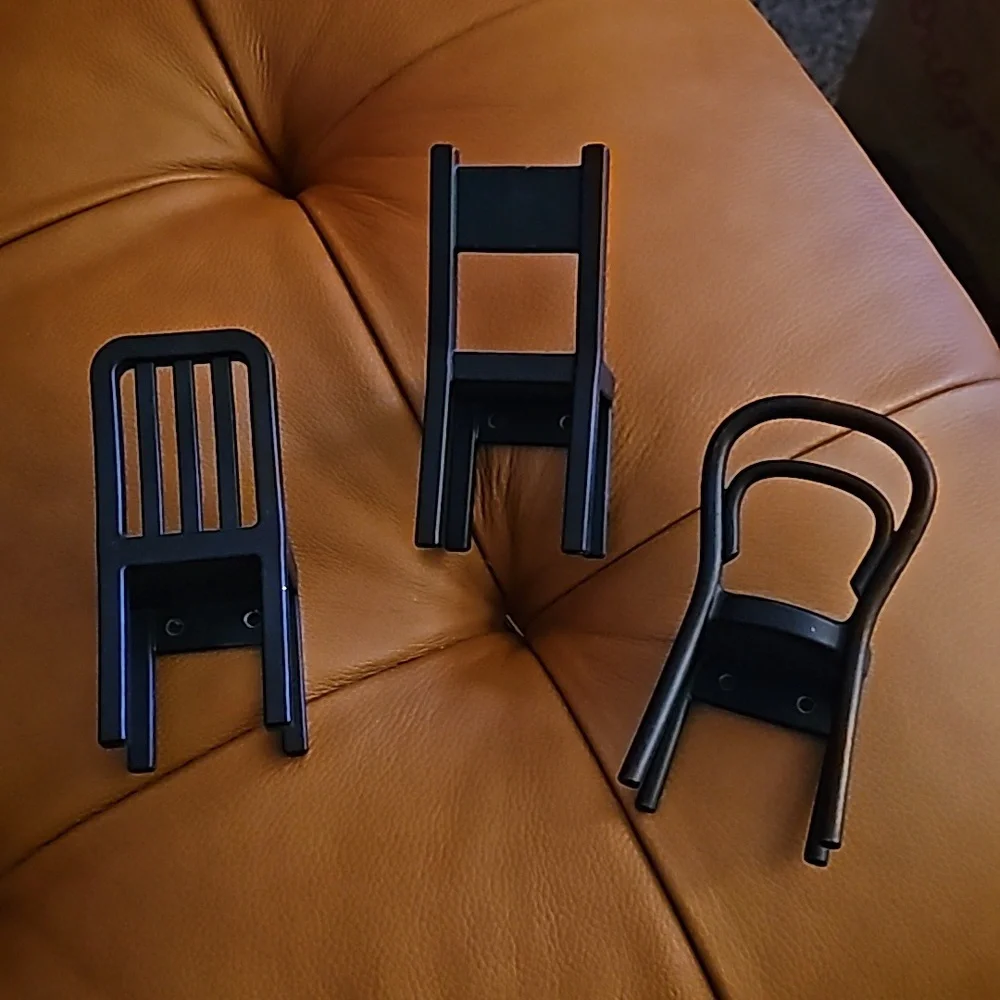 Set of 3 ikea chair wall hooks